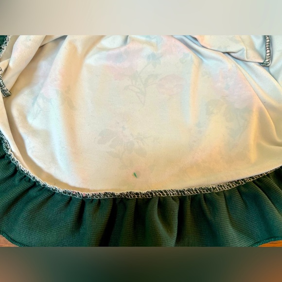 Boutique Hunter Green/Floral Dress 12-18 months - Picture 4 of 4